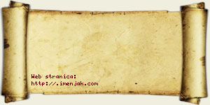 Jovana Džaković vizit kartica